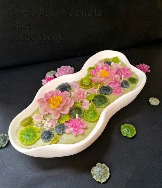 Big lotus pond mould for candle