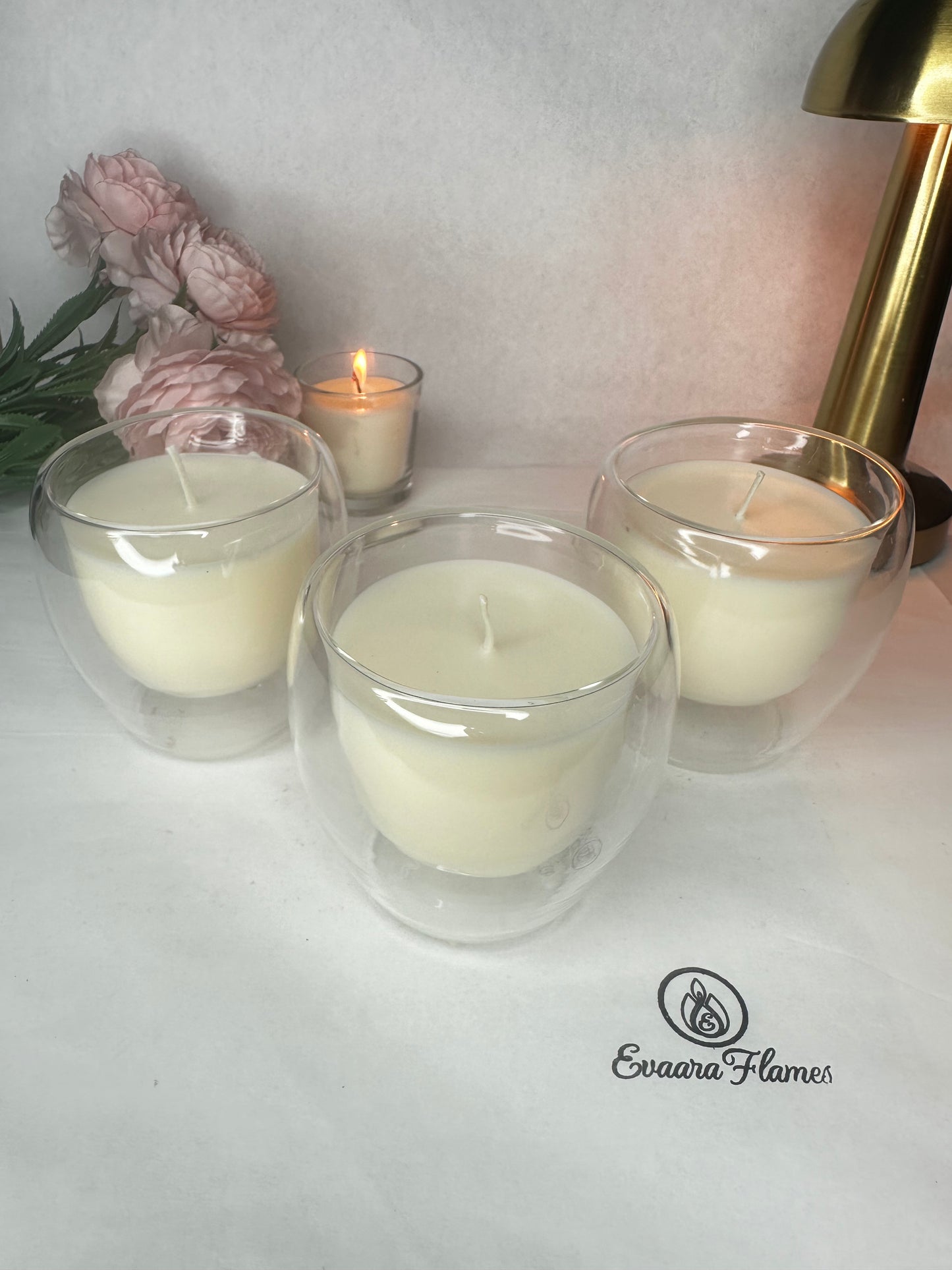 Double Layer Transparent Jar Candle