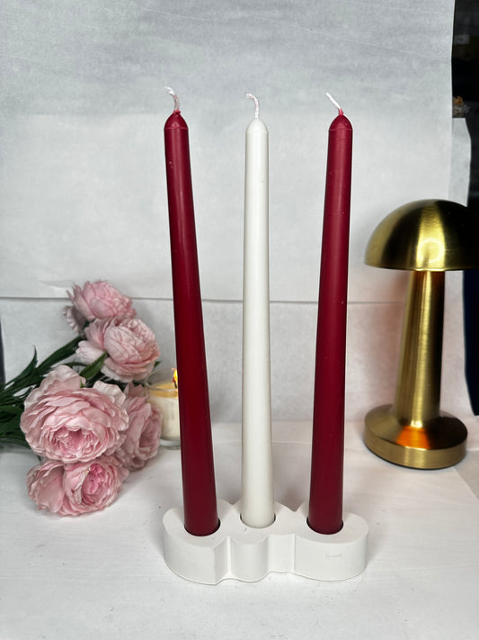 Dinner Candle Set of 3 with holder