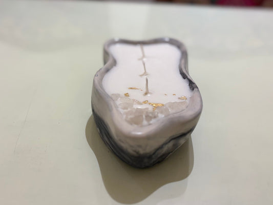 Concrete Boat Candle