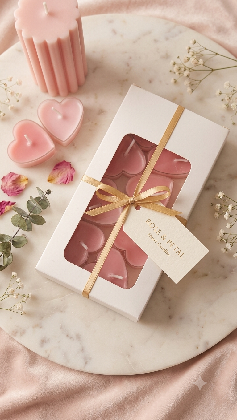 Heart Shaped Tea-lights