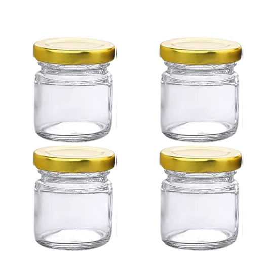 50 ml jar with golden lid