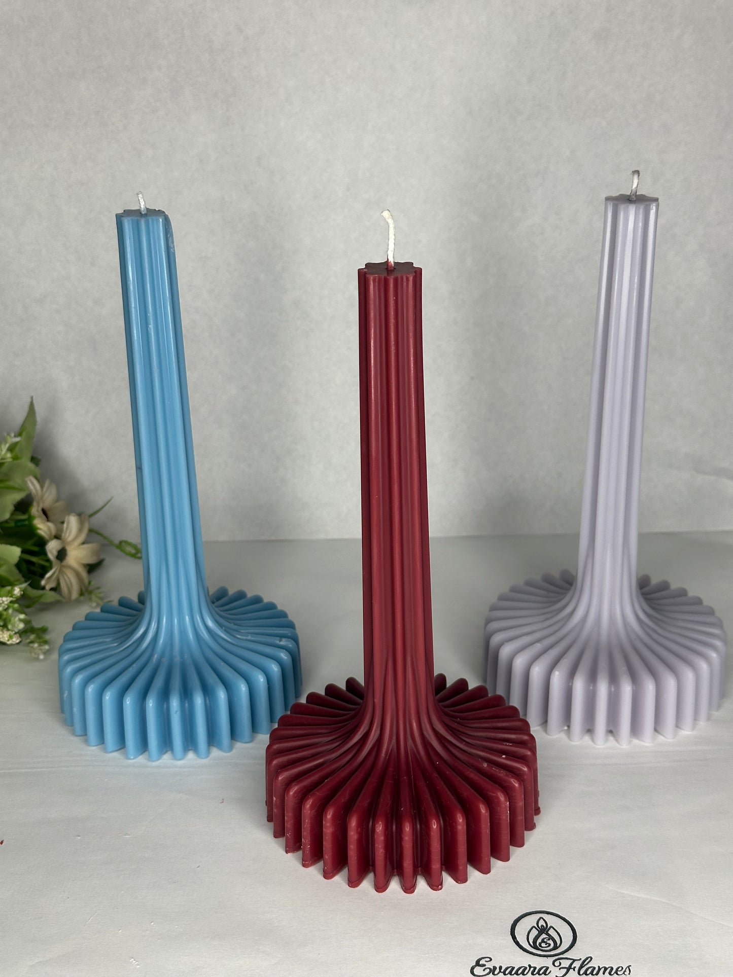 Wide Base Pillar Candle