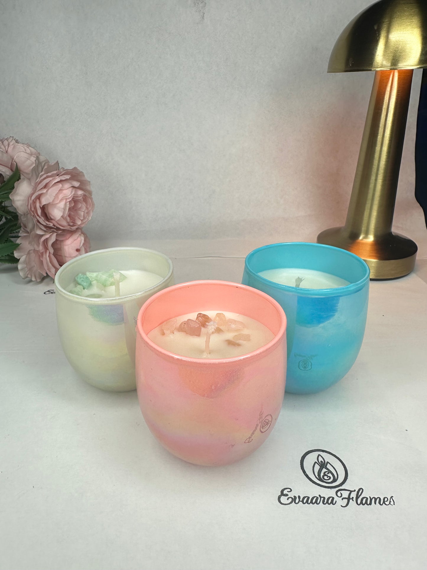 Rainbow Jar Candle