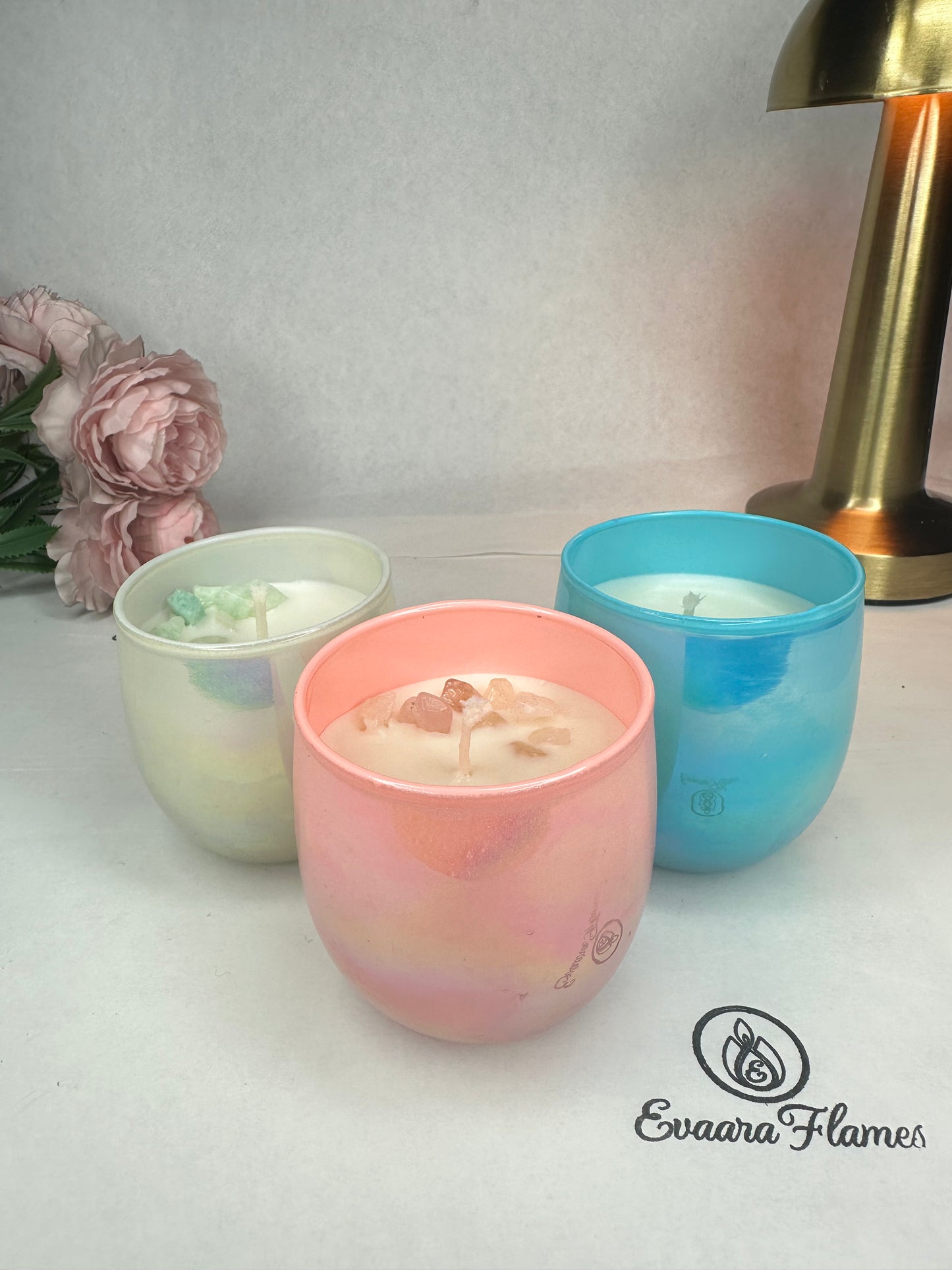 Rainbow Jar Candle