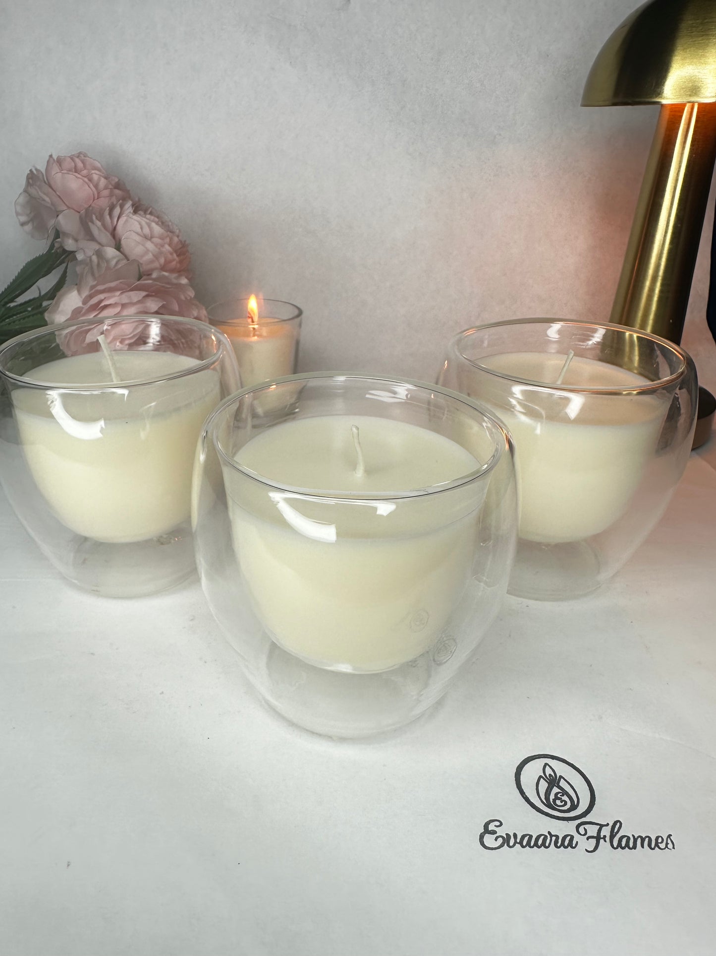 Double Layer Transparent Jar Candle
