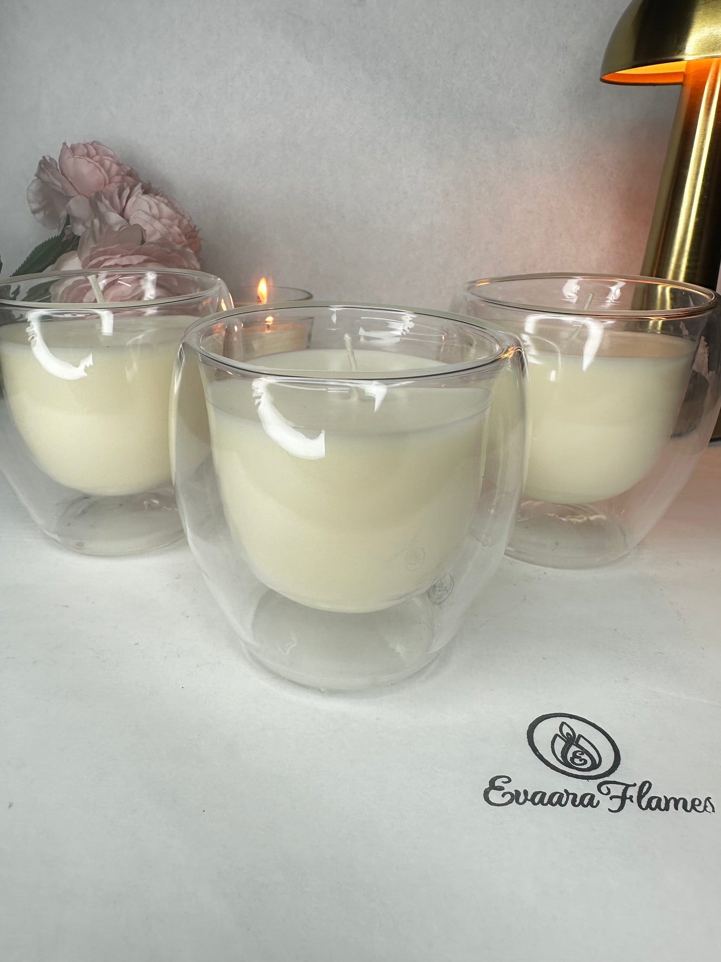 Double Layer Transparent Jar Candle